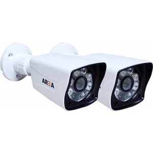 2 Adet 1000 Tvl 6 Atom LED Analog Güvenlik Kamerası