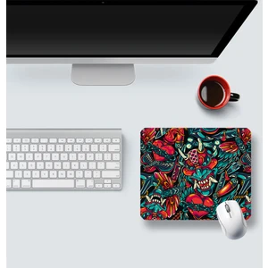 Ilyuka Crazy Heart 22X18CM MP352218 Ilyuka Mini Boy Gaming Mousepad Dikişsiz Kenar Kaymaz Kauçuk Taban 22X18CM