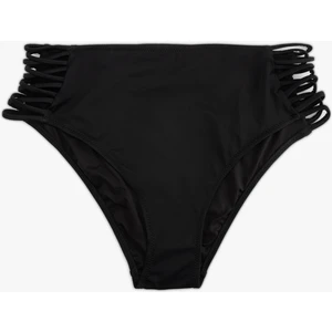 Astarlı Yanları Ipli Yüksek Bel Bikini Altı