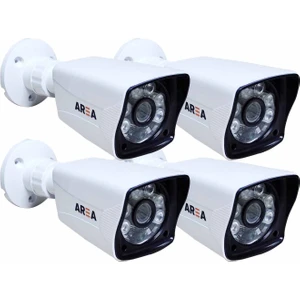 1000 Tvl 6 Atom LED 4 Lü Analog Kayıt Cihazı Kamerası 4 Adet