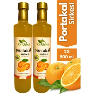 Portakal Sirkesi 500 ml 2'li Paket - Organik Doğal Fermente