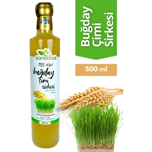 Buğday Çimi Sirkesi  Doğal Fermente 500 ml - Organik Doğal Fermente