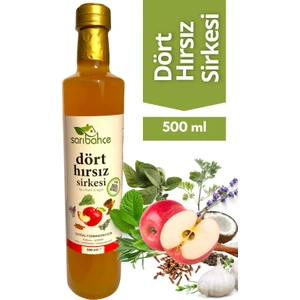 Dört Hırsız Sirkesi 500 ml - Organik Doğal Fermente