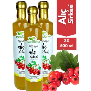 Alıç Sirkesi 500 ml 3'lü Paket - Organik Doğal Fermente