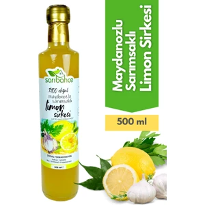 Sarımsaklı Maydonozlu Limon Sirkesi 500 ml - Organik Doğal Fermente