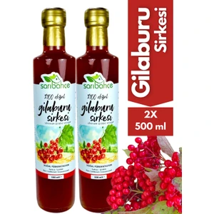 Gilaburu Sirkesi 500 ml 2'li Paket - Organik Doğal Fermente