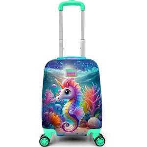 Coral High Kids Deniz Atı Desenli Çocuk Valizi 16792