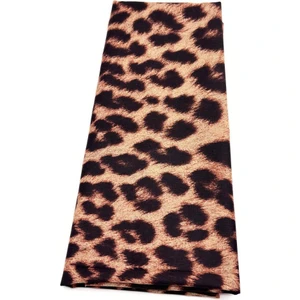 Angel Çanta Aksesuar 120X50 cm Leopar Renk Pamuklu Saten Astarlık Kumaş