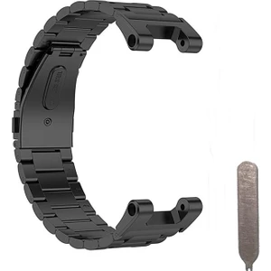 Amazfit T-Rex Pro Kordon Kayış Metal Sıralı Çelik 22/KRD04