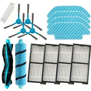 Cecotec Conga 5490 6090 7090 Robot Süpürge Ana Yan Fırça Hepa Filtre Paspas Bezi Yedek Aksesuar Seti (Yurt Dışından)