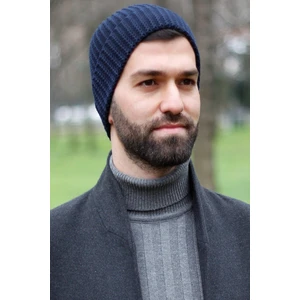 Bay Şapkacı Lacivert Örme Bere 7563