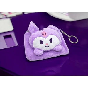 Jiro Accessories Kuromi Peluş Cüzdan& Anahtarlık