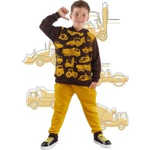 Inşaat Araçları Erkek Çocuk Eşofman Takım