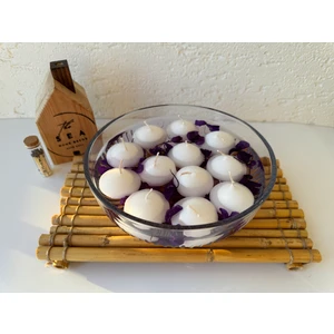 Sea Store 12'li Renkli Suda Yüzen Terapi Mum, Vanilya Kokulu