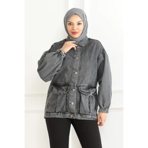 Etto Park Kadın Körüklü Kot CEKET