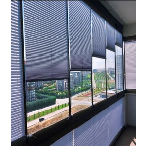 Plise Perde - Cam Balkon Perdesi Diamond