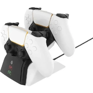 Ps5 Dualsense /ps5 Slim/ps5 Pro Gamepad Hızlı Şarj Istasyonu Çift Kol Şarj Ünitesi+