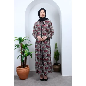 Kadın Tesettür Fermuarlı Namaz Elbisesi