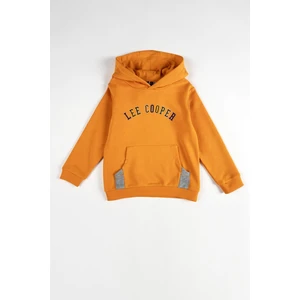 Lee Cooper Brian Erkek Çocuk Kapüşonlu Sweatshirt Turuncu