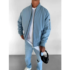 Abluka Online Erkek Basic Bomber Ceket Mavi