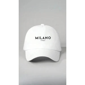 Milano Italy Baskılı  Şapka Cırtlı Ayarlanabilir