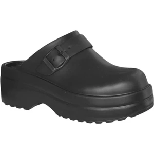 Akınal Bella E443 Siyah Kadın Deliksiz Sabo Terlik