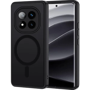 M.tk moveteck Xiaomi Redmi Note 14 Pro 5g Kılıf Mat Magsafe Şarj Özellikli Darbe Önleyici Hassas Butonlu Yumuşak Renkli Kenar