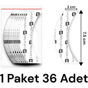 Walker Tape Pro-Flex Iı Protez Saç Bandı CC 36 Adet(2cm-7,5 Cm)