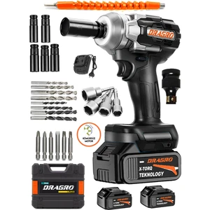 Alman 450Nm 598 Vf 20 Ah Kömürsüz Çift Bataryalı Somun Sökme Sıkma Makinesi  Full Setli