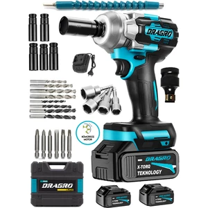 Alman 450NM 598 Vf 20 Ah Kömürsüz Çift Bataryalı Somun Sökme Sıkma Makinesi Full Setli