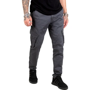 Önü Fermuarlı Yan Cepler Çıtçıtlı Dar Paça Kargo Pantolon 1901587