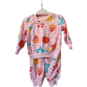 Kumrunun Dünyası Renkli Alt Üst Takım Pijama Takımı