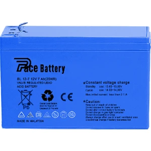 Pace Enerji 12V 7AH Gri Bakımsız Kuru Akü 12 Volt 7 Amper Ocak 2025 Üretim