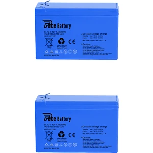 Pace Enerji 2 Adet Pace Enerji 12V 7AH Gri Bakımsız Kuru Akü 12 Volt 7 Amper  Ocak 2025 Üretim