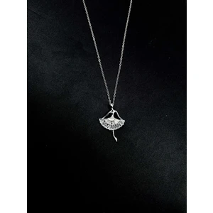 Bete Jelewery Çelik Silver  Kolye 45 cm 
Balerin Temalı