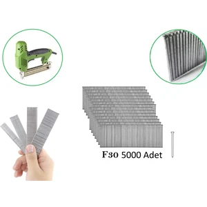 F30 Havalı Zımba Makina Çivisi 30 mm 5000 Adet