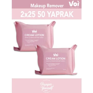 Makyaj Temizleme Mendili Krem Losyonlu 25X2 50 Adet