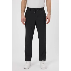 Erkek Slim Fit Beli Lastikli Ipli Fermuarlı Likralı Rahat Antrasit Jogger Pantolon