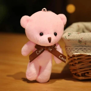 Peluş Oyuncak Minik Ayıcık Anahtarlık ve Çanta Aksesuarı 1 Adet