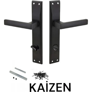 Kapı Kolu Lama Siyah Aynalı Wc Sol Yön