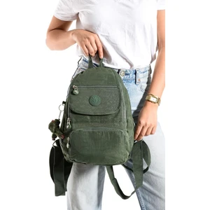 Kadın Sırt Çantası Kapaklı Model 30*25 cm Hafif Klinkır Kumaş Spor Çantası Günlük Bayan Çantası
