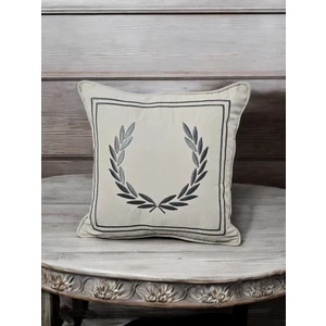 Nakış Home Design Nakış Işlemeli Biyeli Başak Desen Kırlent Kılıfı