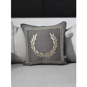 Nakış Home Design Nakış Işlemeli Biyeli Başak Desen Kırlent Kılıfı