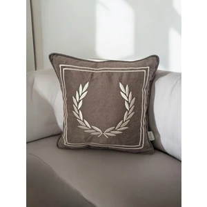 Nakış Home Design Nakış Işlemeli Biyeli Başak Desen Kırlent Kılıfı