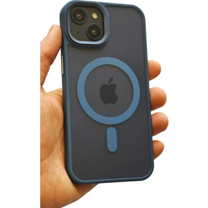 Tech&bello accessories Apple iPhone 15 Kılıf Magsafe Uyumlu Kamera Çıkıntılı Darbe Emici Mat Lüx Kapak Tb-02