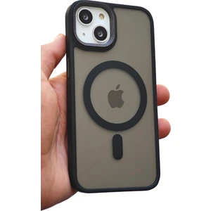 Tech&bello accessories Apple iPhone 14 Kılıf Magsafe Uyumlu Kamera Çıkıntılı Darbe Emici Mat Lüx Kapak Tb-02