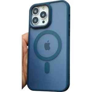 Tech&bello accessories Apple iPhone 15 Pro Max Kılıf Magsafe Uyumlu Kamera Çıkıntılı Darbe Emici Mat Lüx Kapak Tb-02