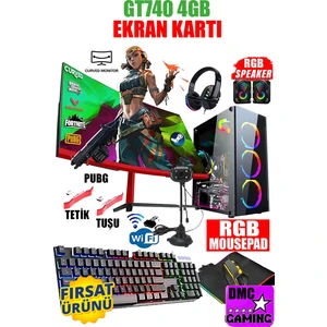 Dmc N12X  Intel Core I5 3470 16GB 256GB SSD 500GB 4GB GT740 Ek. 23.6"Masaüstü Oyuncu Bilgisayarı