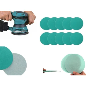 Paslanmaz Ahşap Uyumlu Cırt Zımpara Kağıdı 115 mm Paket 5 Adet - 1000 Kum