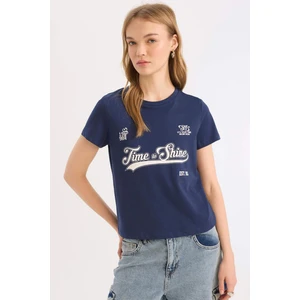 Coool Regular Fit Bisiklet Yaka Baskılı Kısa Kollu Tişört E0632AX25SM